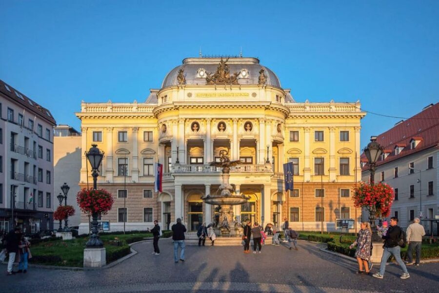 From Vienna: Bratislava with Local Guide, Castle & UFO Views - The Blue Church: the fairy-tale stop you can actually enjoy
