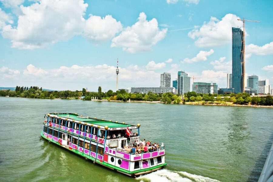 Vienna: Cruise and Schnitzel Tour - Schwedenplatz to the Danube locks: what the 3.5 hours feels like