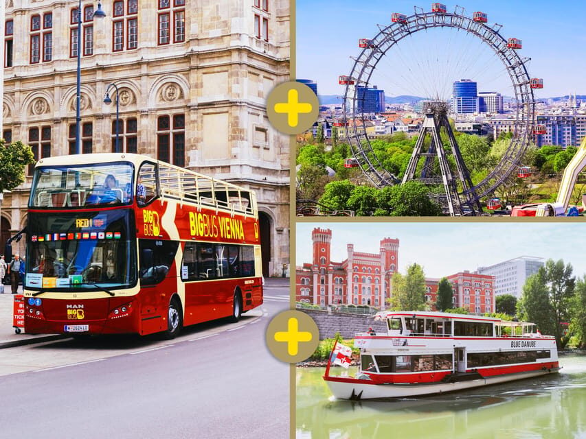 Vienna: Hop-on Hop-off, Ferris Wheel, and River Cruise - Palace Route Magic: Getting Schönbrunn, Hofburg, and Belvedere Within Reach
